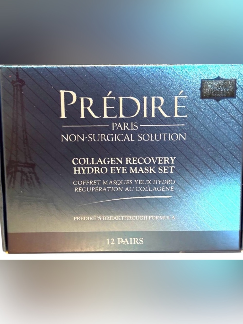 Predire Paris Collagen Recovery Hydro Eye Mask Set 12 pairs NIB MSRP $200